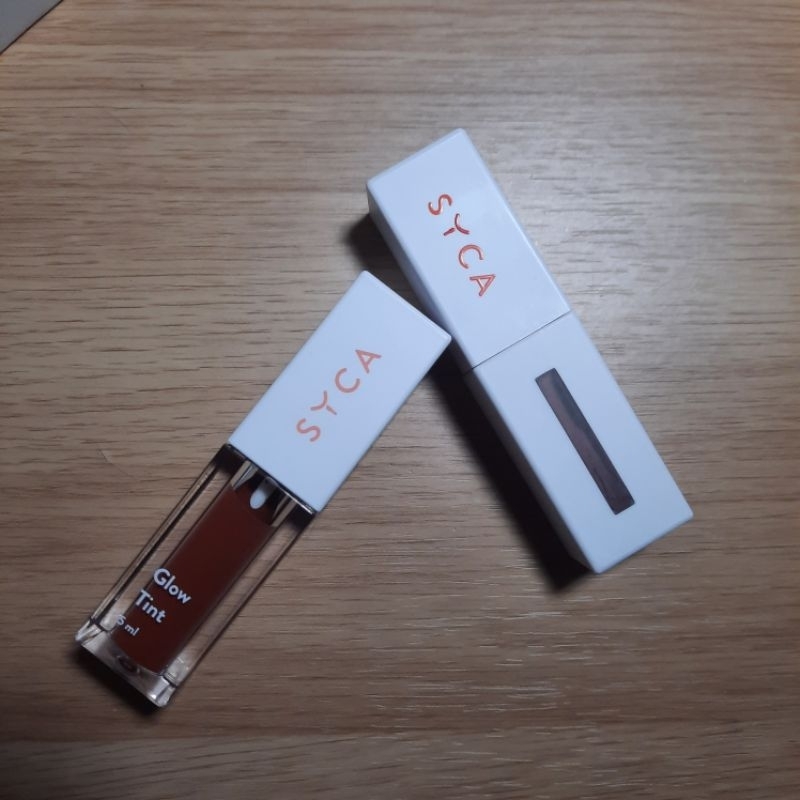 TAKE ALL SYCA LIPTINT - GLOW TINT RUSSET & LIP TINT 07 WRAPPED IN NUDE