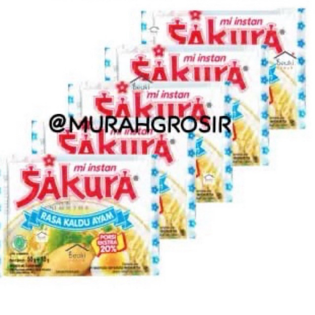 

[ISI 5 PCS] MIE SAKURA RASA KALDU AYAM