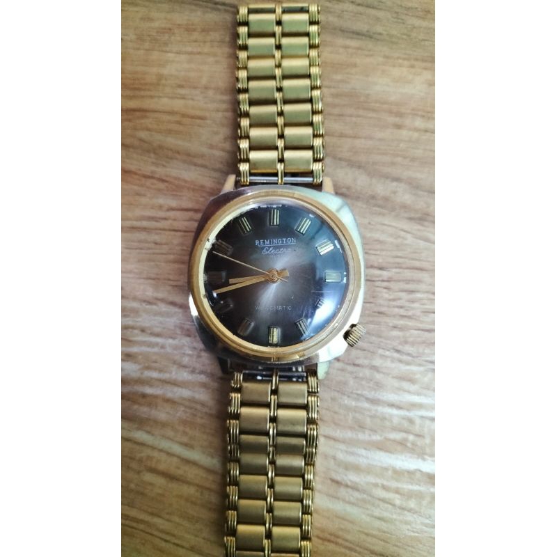 Jam tangan Remington swiss all gold manual winding matic