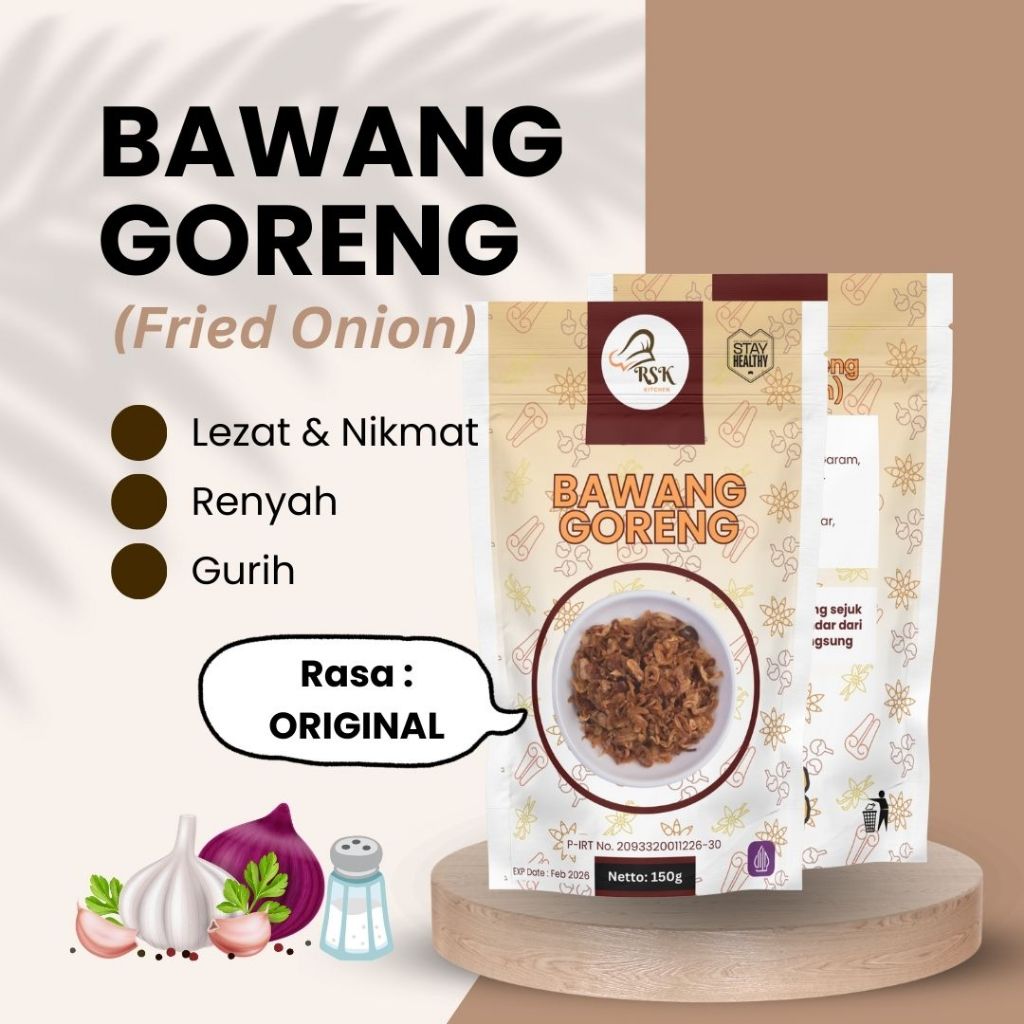 

RSK Kitchen Bawang Goreng Original RSK003