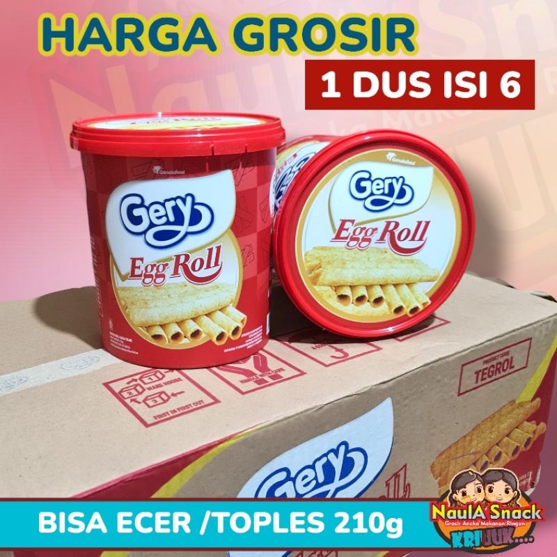 

Gery EggRoll 210g Bisa beli 1 Dus isi 6 Buat lebaran