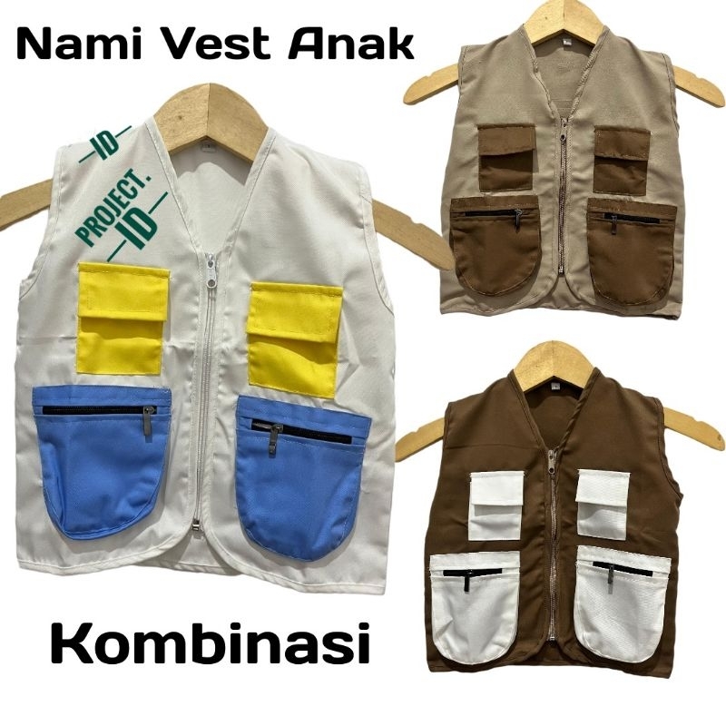 Nami Vest Kombinasi Anak Motif 002
