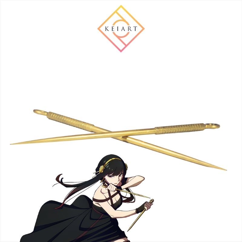 Senjata Weapon cosplay yor forger anime manga Spy X Family 2PCS / 1 pasang