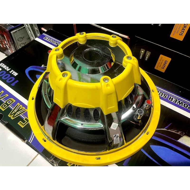 Speaker Subwoofer Embassy 12 inch EY-128 1000Watt Double Coil