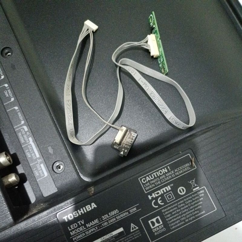 tombol ir sensor tv led toshiba 32L5995 original