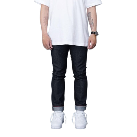 SVGE DENIM - Freya Black Deep Indigo Celana Denim Selvedge