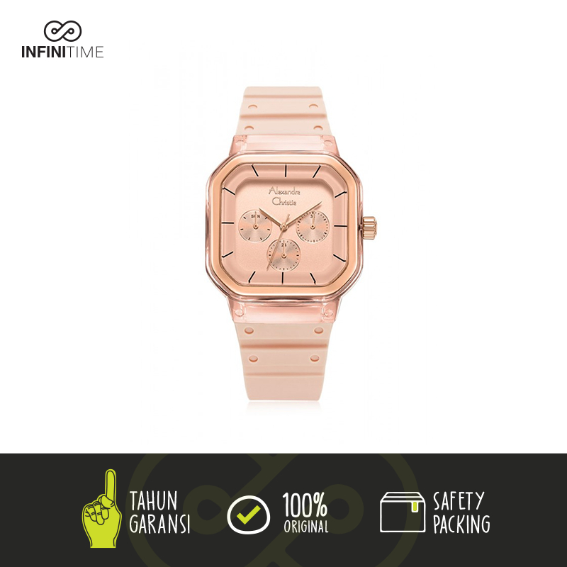 Jam Tangan Alexandre Christie AC 2811 Peach Wanita