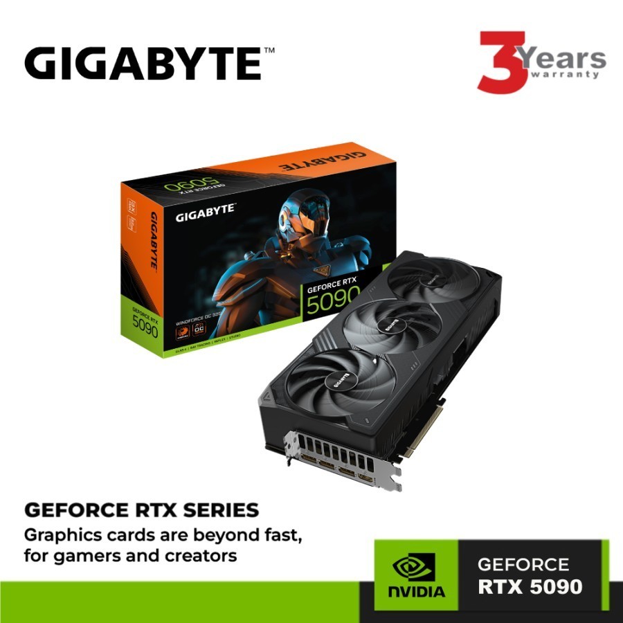 GIGABYTE GEFORCE RTX 5090 WINDFORCE OC 32GB GDDR7 NVIDIA / 5090