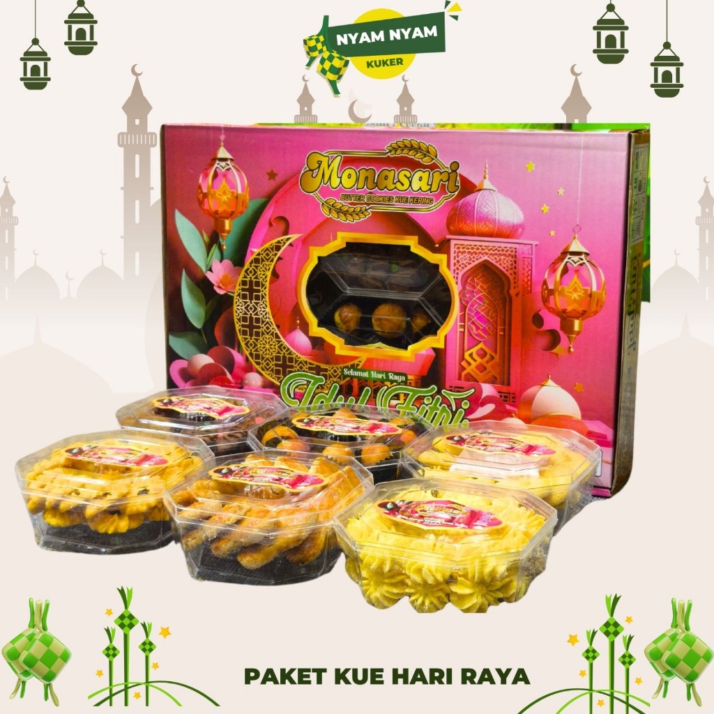 KUE LEBARAN THR / PARCEL / GIFE / BINGKISAN / HAMPERS LEBARAN / PAKET KUE LEBARAN IDUL FITRI / PAKET