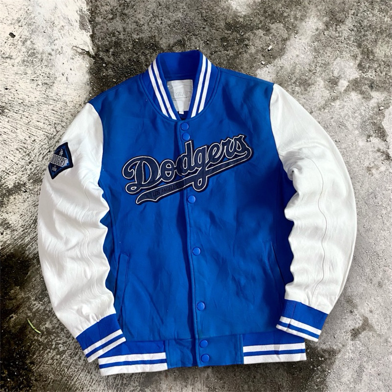 varsity jacket mlb dodgers second