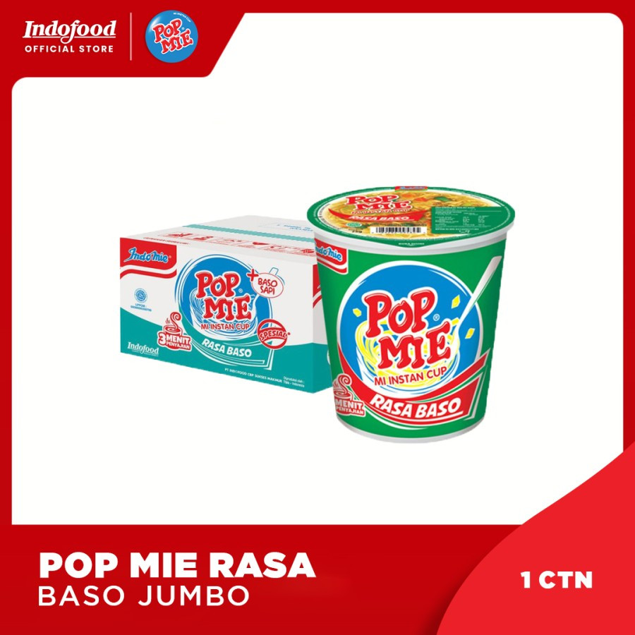 

1 ctn - Pop Mie Rasa Baso Jumbo