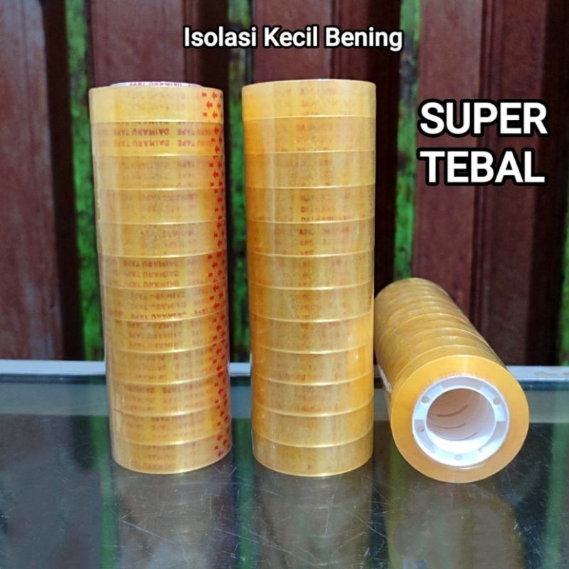 

1 Slop Isolasi Kecil Bening isi 12 Rol DAIMARU