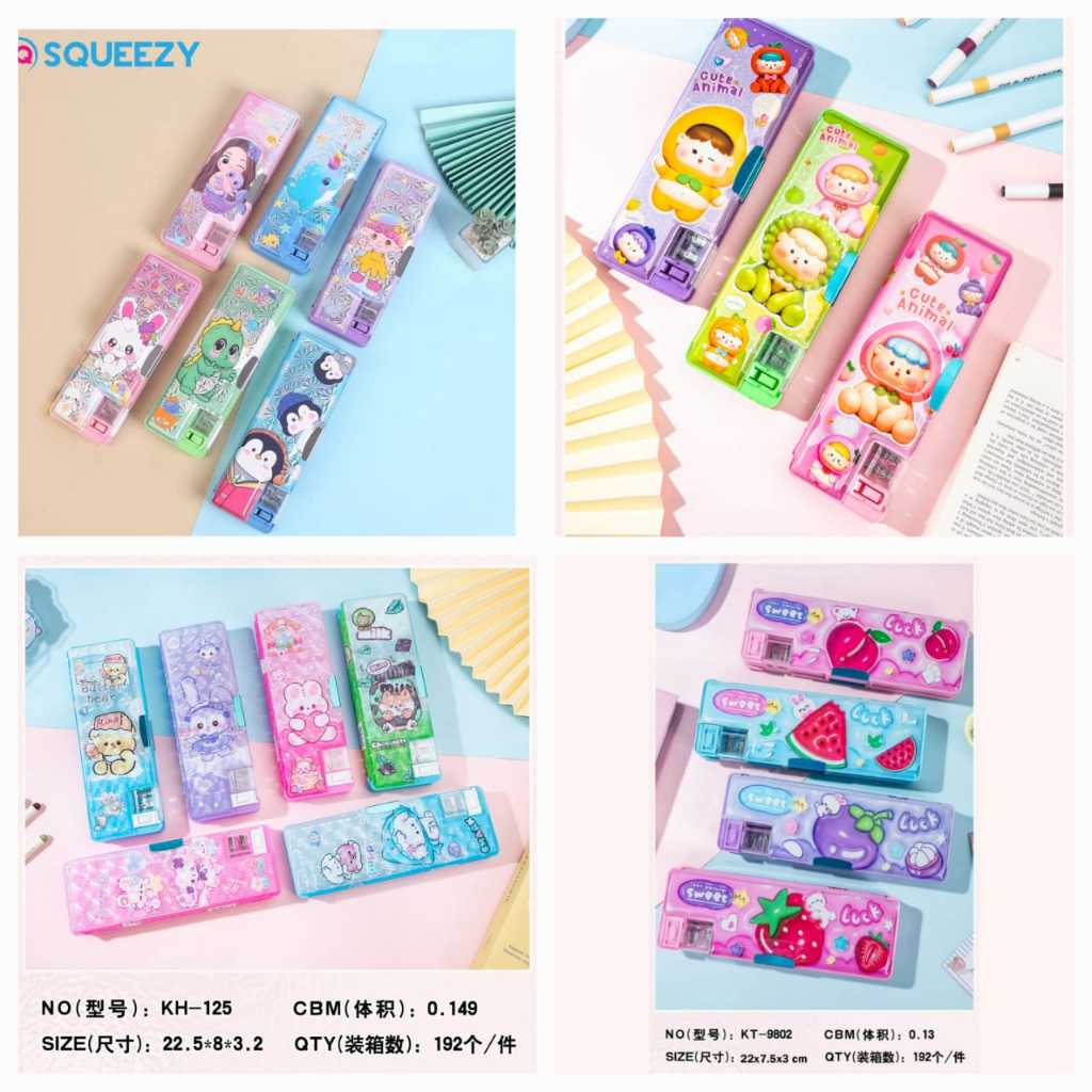 

Tempat Kotak Pensil Magnet Serutan 2 Lubang Animal Bear Fruit 7825 125 382 381 9802