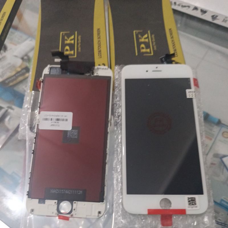 lcd Iphone 6+ PK ORI lcd IP 6plus lcd 6g plus warna putih