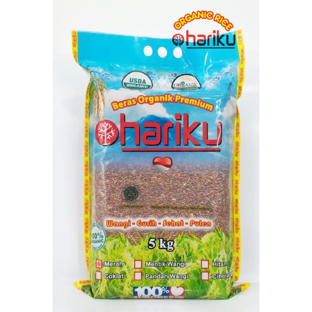 

HARIKU Beras Organik Merah 5Kg