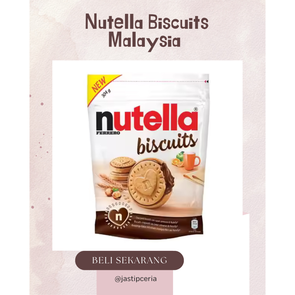 

14 Keping Nutella Biscuits 193g Malaysia