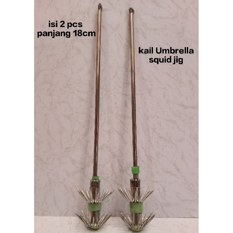 Kail Umbrella Squid Jig Daido - Octopus Squid Jig Umbrella 18 cm