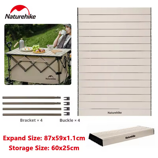 PAPAN MEJA UNIVERSAL GEROBAK LIPAT NATUREHIKE CNK2450PJ012