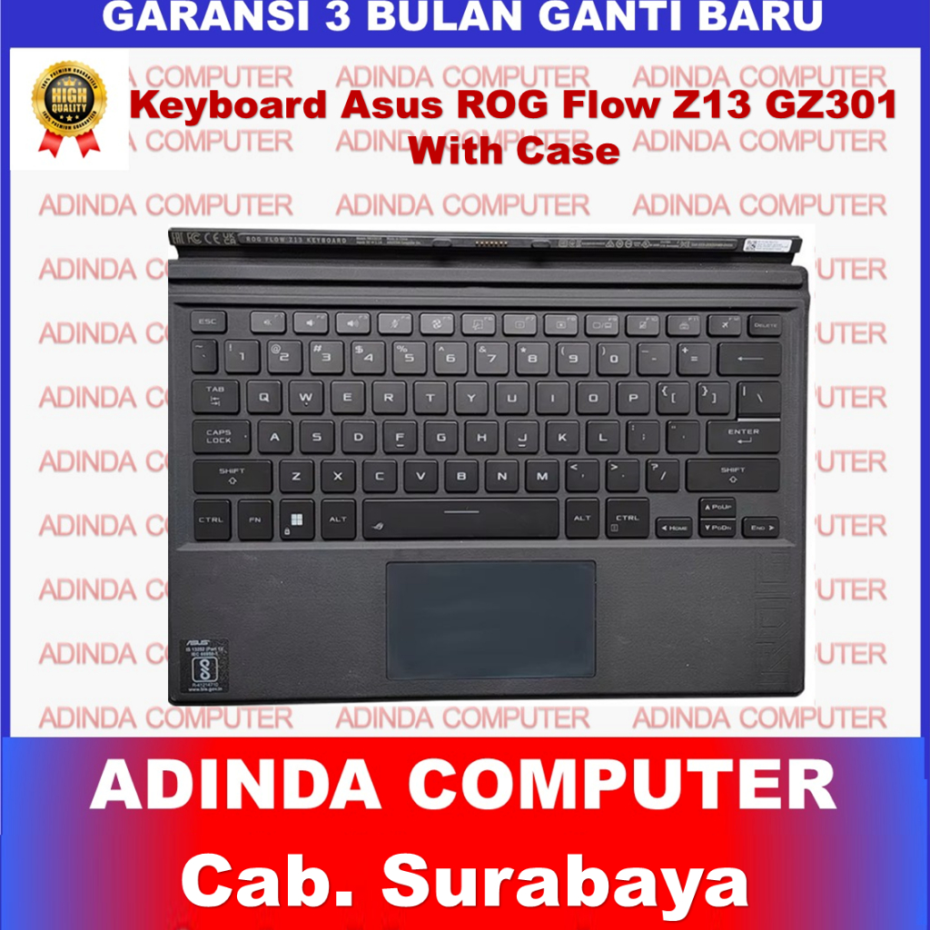 Keyboard Asus ROG Flow Z13 GZ301 GZ301G GZ301vu GZ301Z GZ301za GZ301ZC GZ301ZE 2023 Non - With Casin