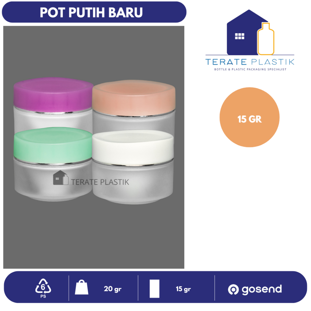 Pot 15 gr Baru | Terate Plastik Bandung