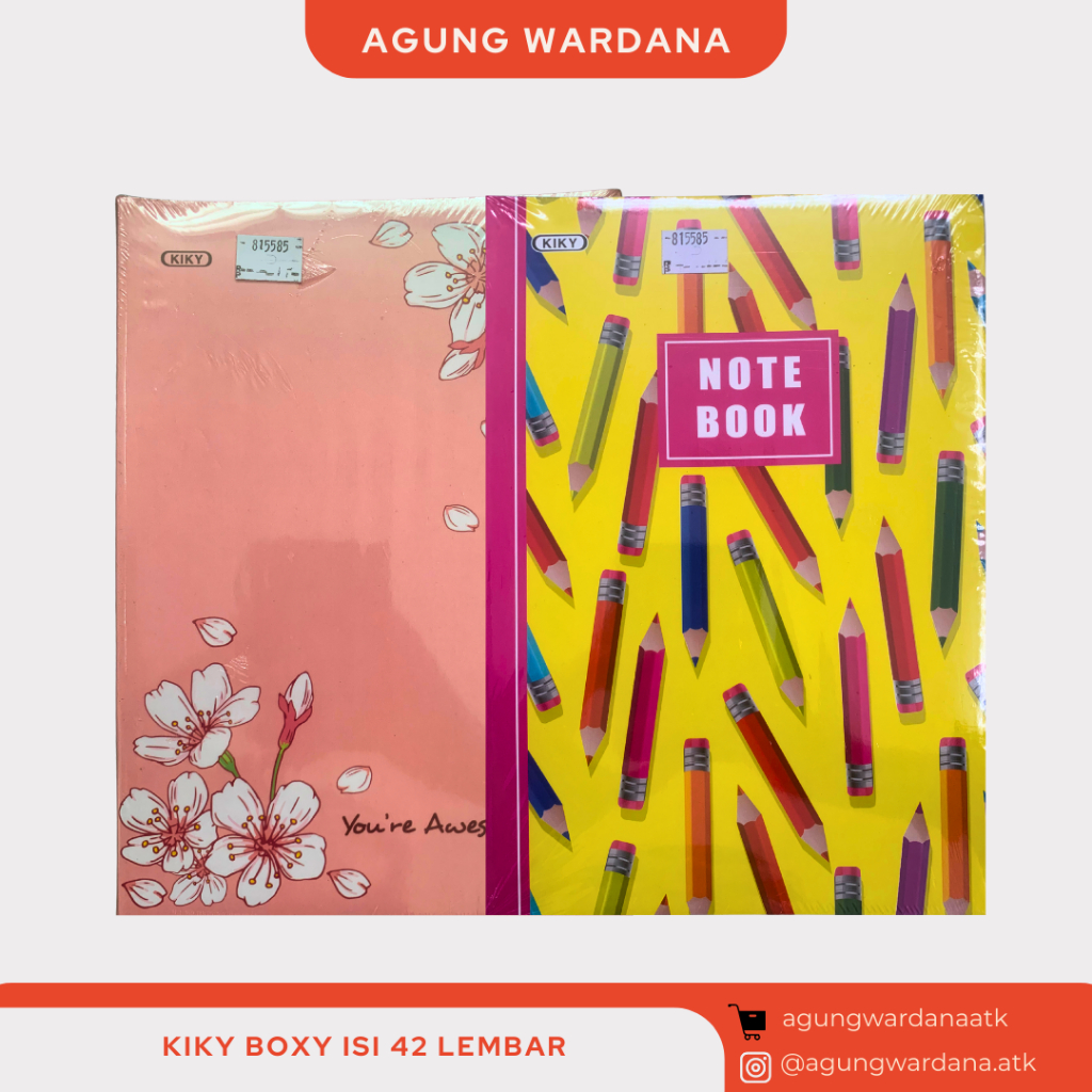 

BUKU TULIS KIKY BOXY ISI 42 LEMBAR