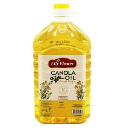 

minyak kanola canola oil lily flower 5 liter