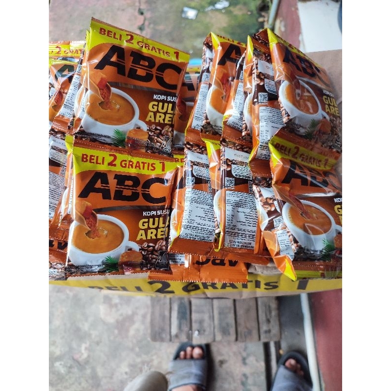 

Kopi ABC susu gula aren renceng isi 15 sachet
