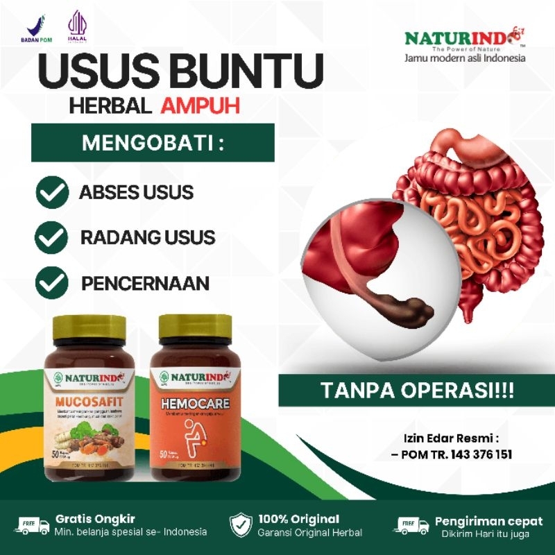 Obat Herbal Usus Buntu Ampuh Sembuh Tanpa Operasi Radang Usus