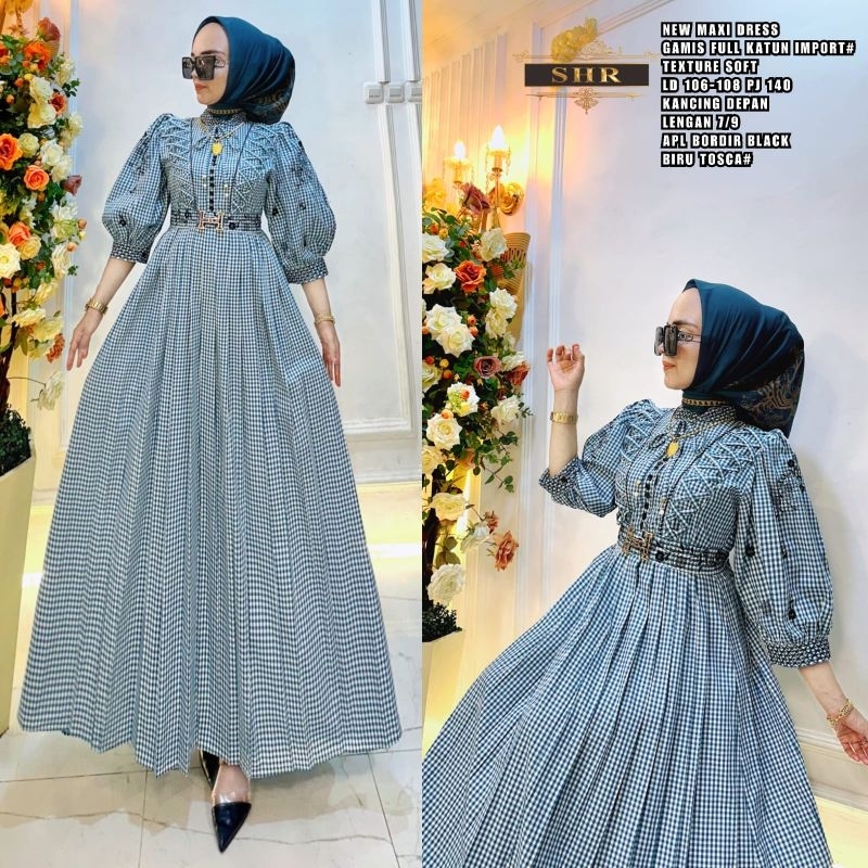 SHR New maxi dress dinda katun