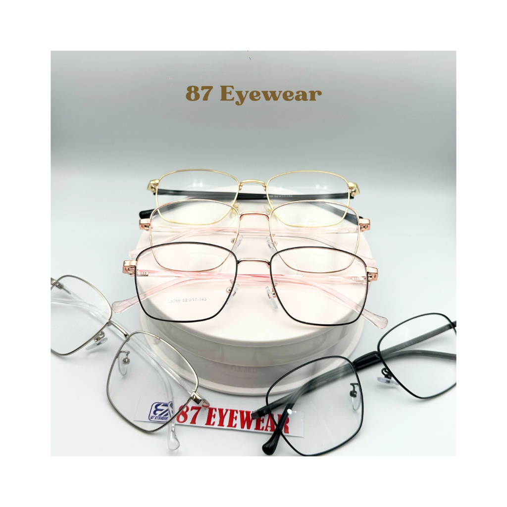 Kacamata 87 Eyewear-Frame fashion 38069-kacamata Minus-Kacamata antiradiasi