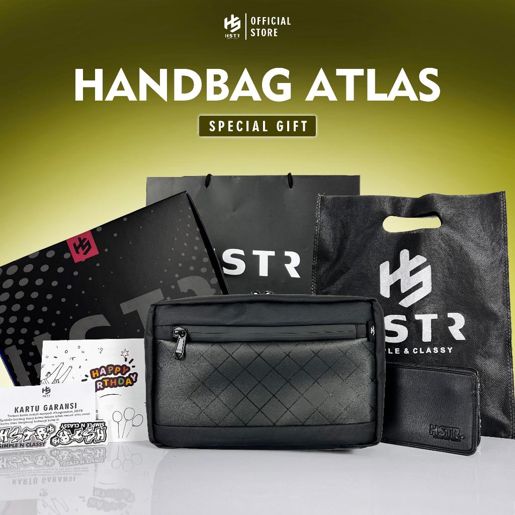 HSTR ATLAS Handbag Slingbag Clutch Tas Selempang Pria dan Wanita Multifungsi | Kado Pasangan