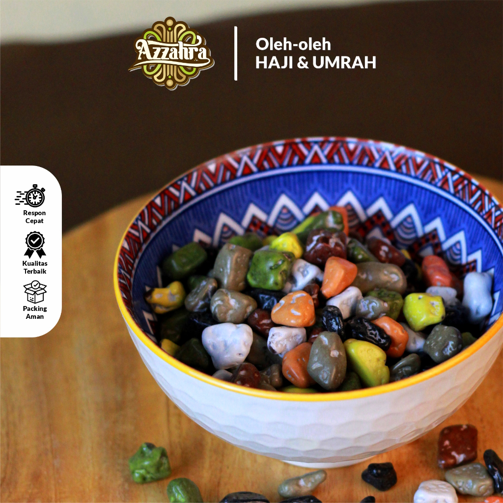 

Coklat Kerikil / Coklat Arab / Coklat Batu Oleh oleh haji umroh