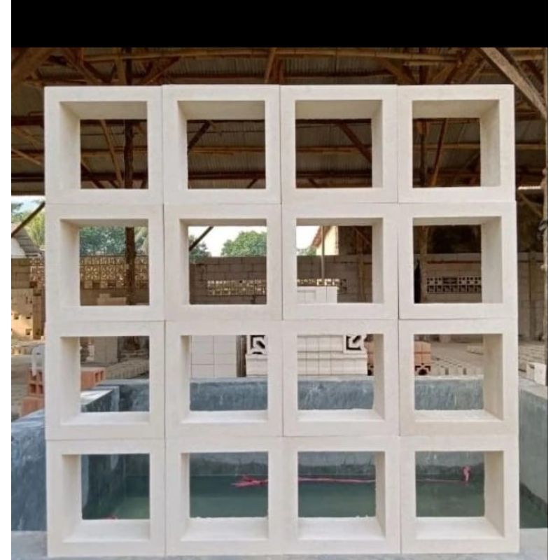 ROSTER BETON MINIMALIS MOTIF KOTAK POLOS