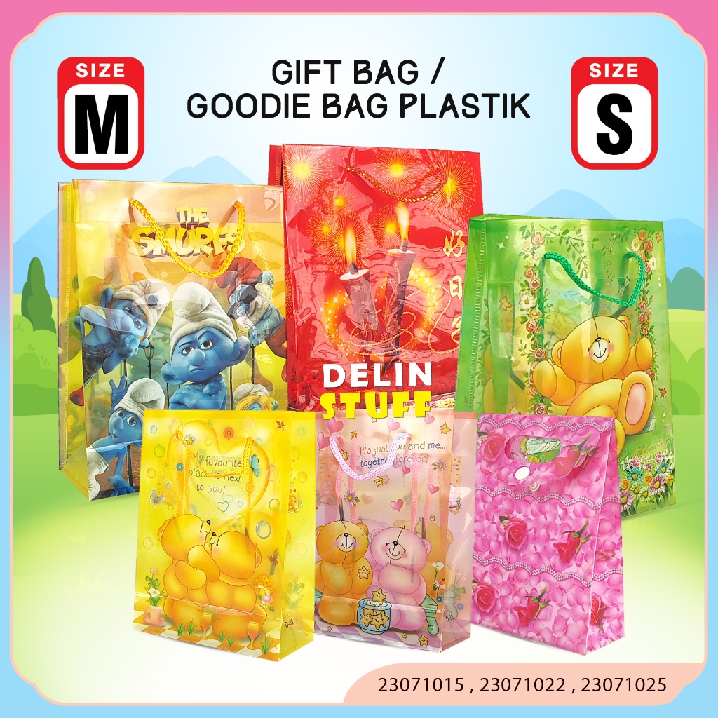 

Gift Bag Plastik Imlek Goodie Bag Plastik Tas Kado Ultah Goodie Bag Seze M Gift Bag Size S (23071011 23071012 23071015 23071022 23071025)