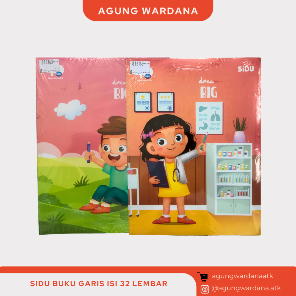 

SIDU BUKU TULIS GARIS ISI 32 LEMBAR 1 PACK 10 PCS