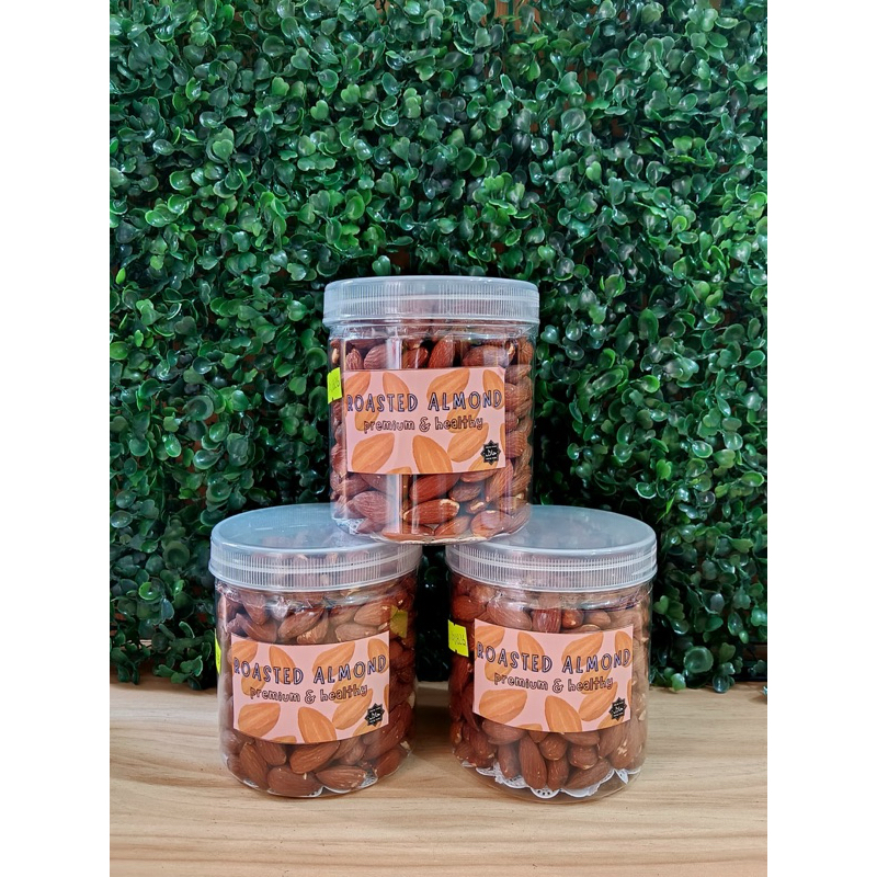 

ROASTED ALMOND 400gram//ALMOND PANGGANG 400gr