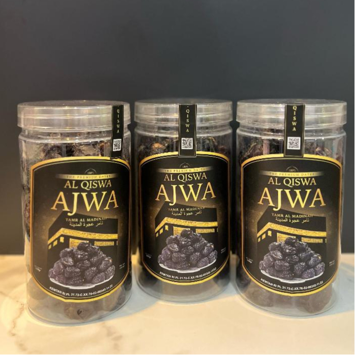 

Kurma Ajwa 500 gr Madinah - Kemasan Toples