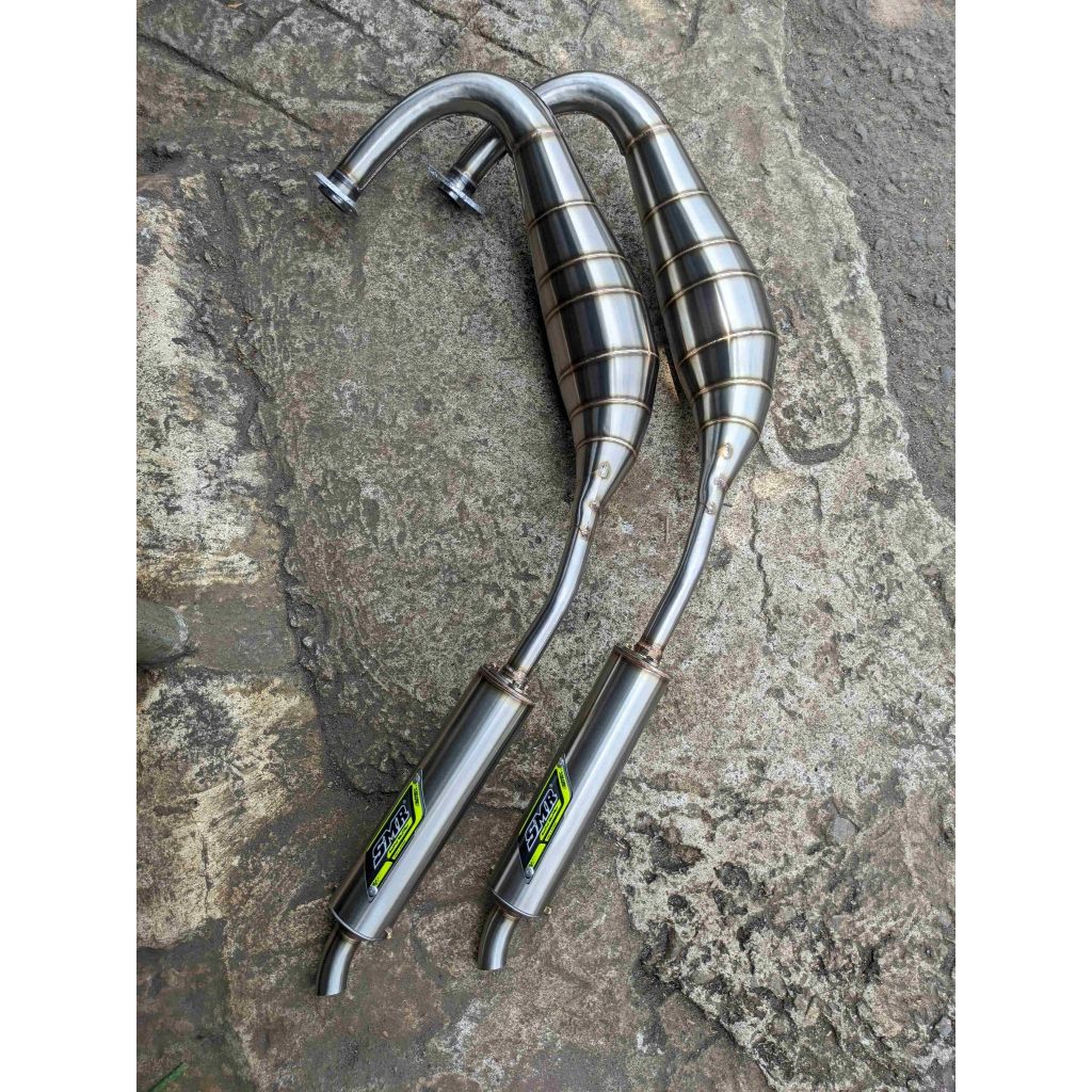 Knalpot RX King SMR Kolong PDK Scorpio Stainless - Leher Plepet