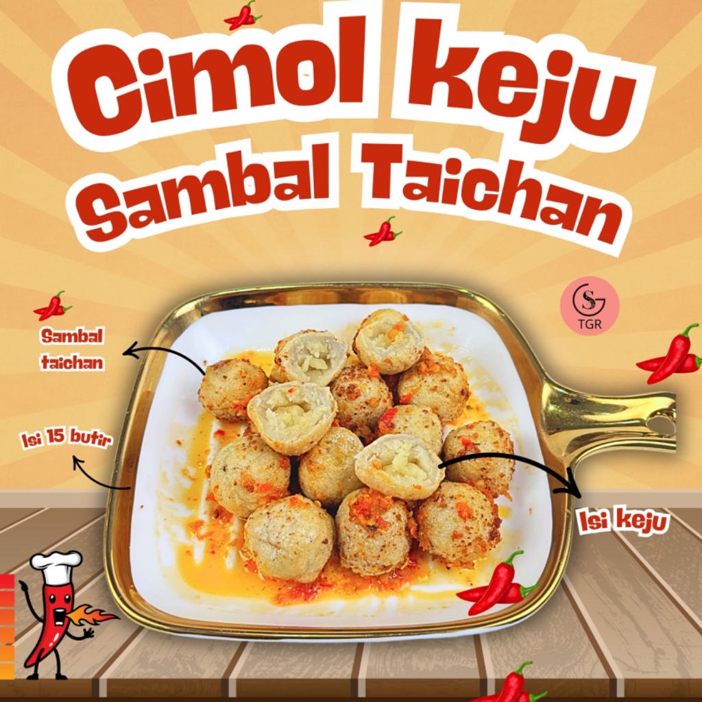 

CIMOL KEJU ISI 15 SAMBAL TAICHAN PEDAS NAMPOL