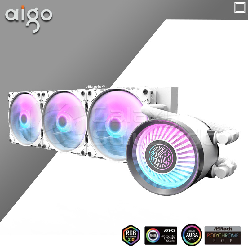 AIGO DARKFLASH Nebula DN 360 ARGB WHITE 360mm Liquid CPU Cooler