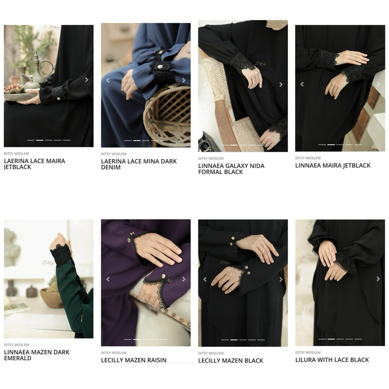 DITSY MOSLEM GAMIS AJA | Laerina Series | Lecilly Series | Linnaea Series | Lilura Series | Linara S