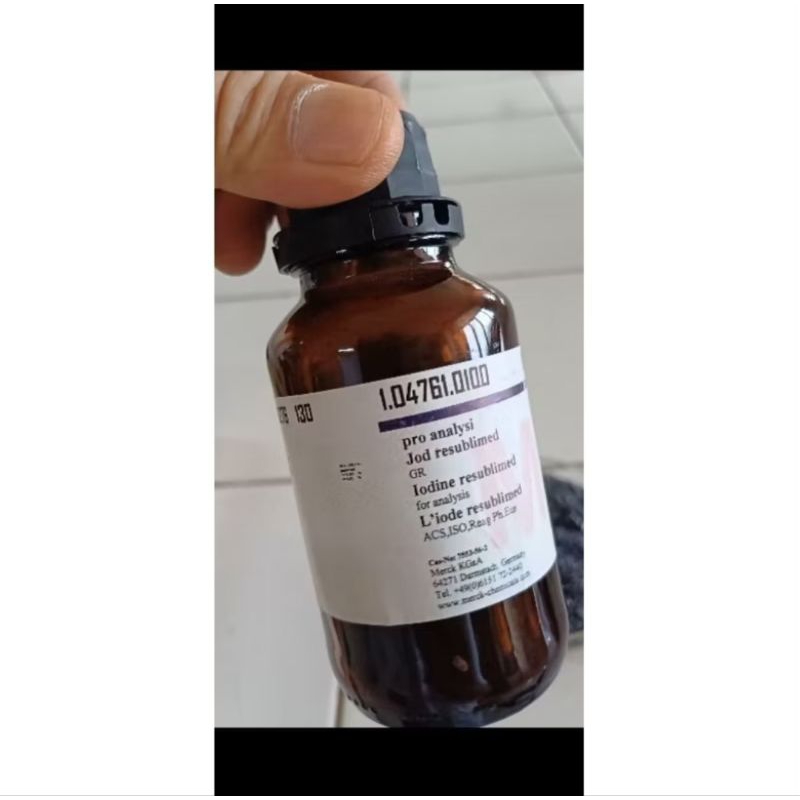 iodine kristal resublimed repack 10 gr