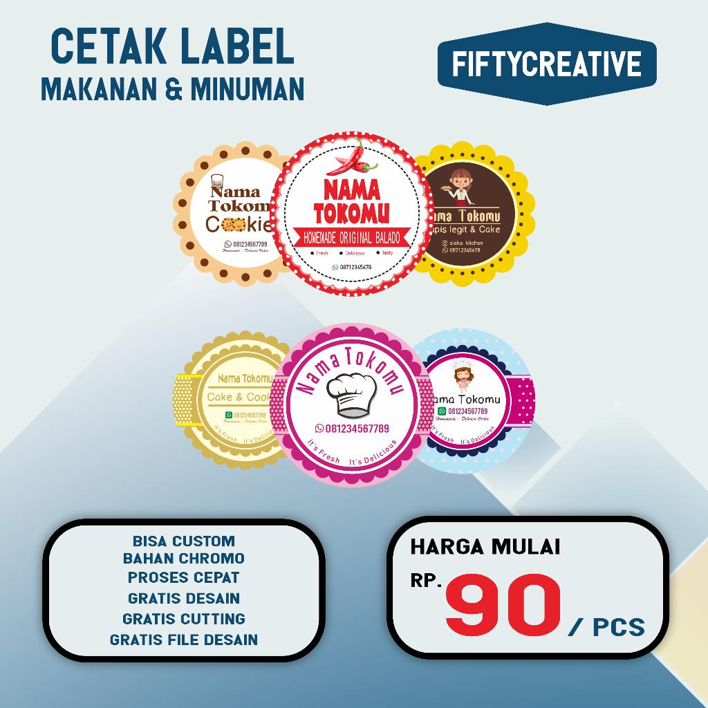 

STIKER LABEL MAKANAN MINUMAN | STIKER CUSTOM | STIKER PRODUK | STIKER KEMASAN | STIKER A3 PLUS | STIKER CUTTING