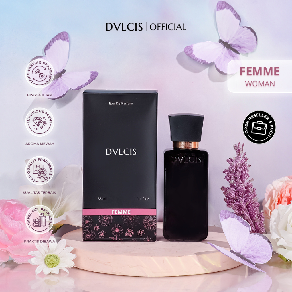 DVLCIS Perfume - FEMME | Parfum Cewek | DULCIS Parfum | Parfum Tahan lama | DVLCIS Parfum