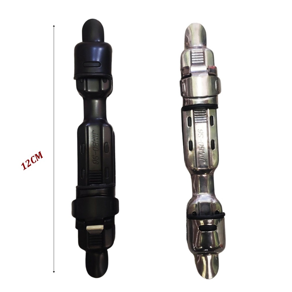 JINBO Reel Set Joran Tegek Material Aluminium Silver dan Hitam