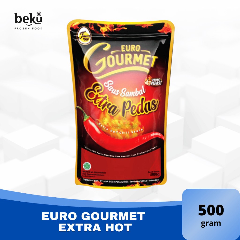 

EURO GOURMET EXTRA HOT - EURO GOURMET SAUS SAMBAL EXTRA PEDAS (500g/1Kg)
