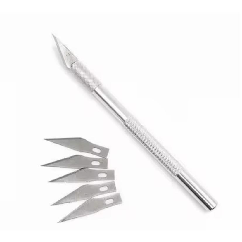 

PISAU BONSAI / Pisau Seni Ukir (ART KNIFE) | Cutting Board Knife (Bonus 5pcs Refill Pisau)