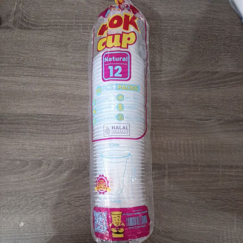 GELAS PLASTIK HOK CUP 12 OZ