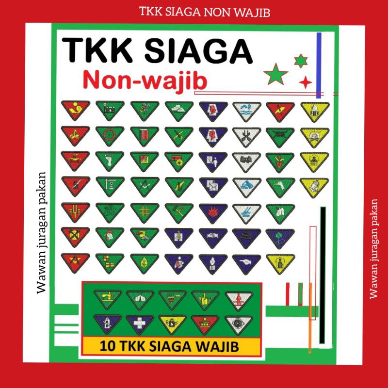 TKK Siaga Non Wajib / TKK Siaga Non Wajib Bordir bijian