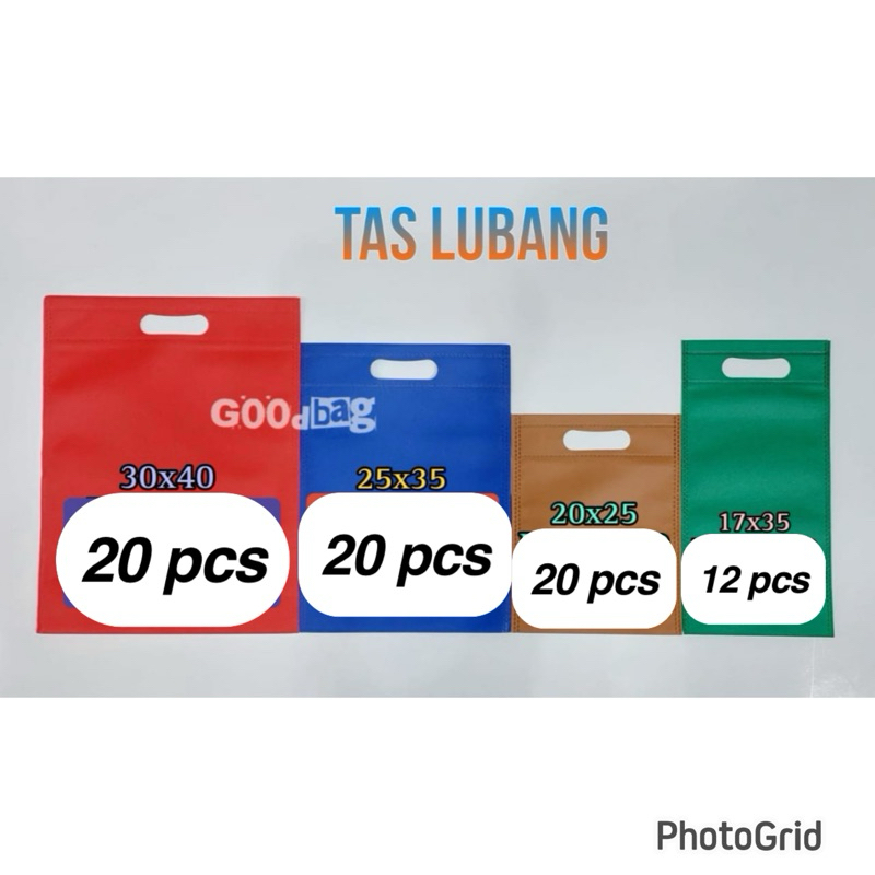 

Tas Lubang Isi Goodiebag Paperbag Hampers Event Ulang Tahun Seminar